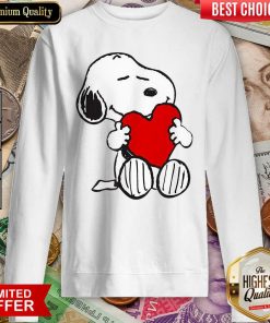 Snoopy Hug Heart Valentines Day Sweatshirt - Design By Viewtees.com