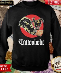 Tattooholic Sweatshirt - Design By Viewtees.com