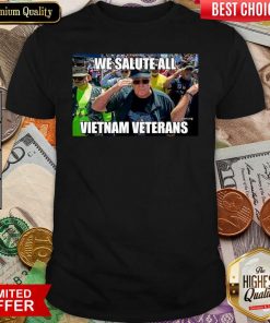 We Salute All Vietnam Veterans Shirt - Design By Viewtees.com