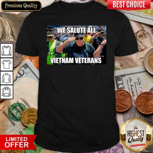 We Salute All Vietnam Veterans Shirt - Design By Viewtees.com