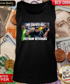 We Salute All Vietnam Veterans Tank Top - Design By Viewtees.com