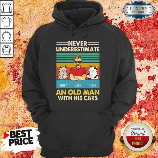 Official Never Underestimate Simba And Jack And Tiger Hoodie