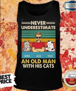 Official Never Underestimate Simba And Jack And Tiger Tank Top