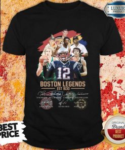 Original Boston Legends Est 1630 Signatures Shirt