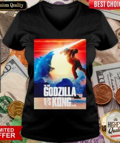 Perfect The God Godzilla Vs Kong The King 2021 V-neck