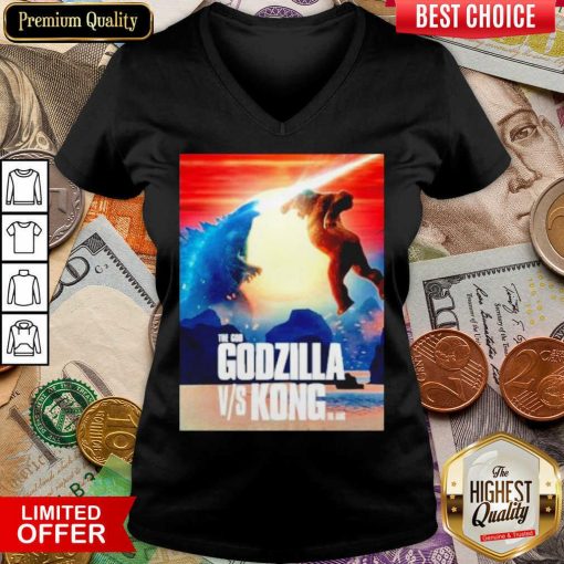 Perfect The God Godzilla Vs Kong The King 2021 V-neck
