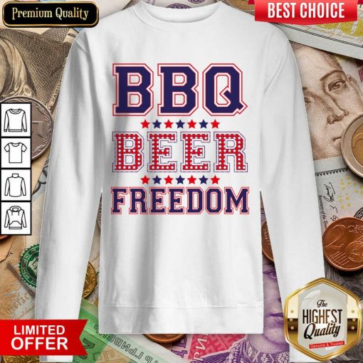 Premium BBQ Beer Freedom Relaxed 46 Sweatshirt