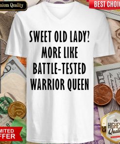 Premium Sweet Lady Like Battle Warrior Queen 123 V-neck