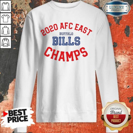 Top 2020 AFC East Buffalo Bills Champions Sweatshirt