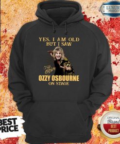 Top Yes I Am Old But I Saw Ozzy Osbourne On Stage Signature Hoodie