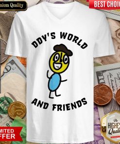 Hot Ddy World And Friend Enthusiastic 456 V-neck