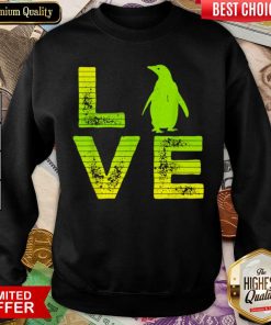 Hot I Love Penguins Wild Penguin Loving Boys Girls 4 Sweatshirt