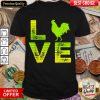 Nice I Love Roosters Pet Rooster Loving Boys Girls 050 Shirt