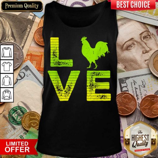 Nice I Love Roosters Pet Rooster Loving Boys Girls 050 Tank Top