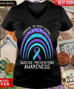 Perfect Choose To Keep Going Awareness 05 V-neck