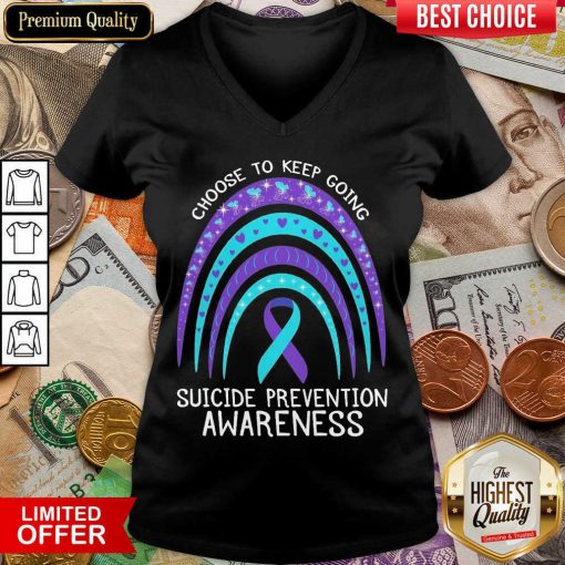 Perfect Choose To Keep Going Awareness 05 V-neck
