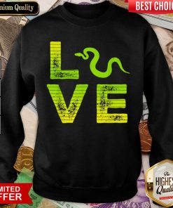 Perfect I Love Snakes Pet Snake Loving Boys Girls 07 Sweatshirt