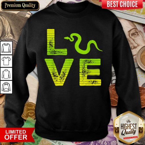 Perfect I Love Snakes Pet Snake Loving Boys Girls 07 Sweatshirt