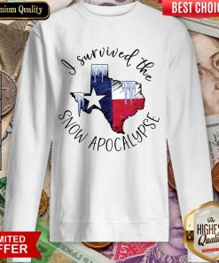 Perfect I Survived The Snow Apocalypse Texas Sweatshirt