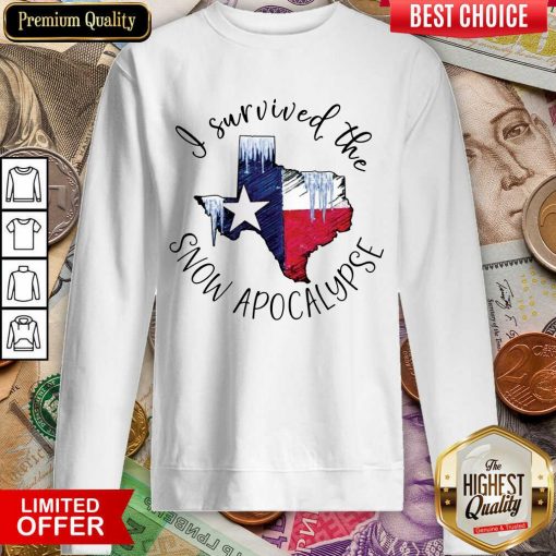 Perfect I Survived The Snow Apocalypse Texas Sweatshirt