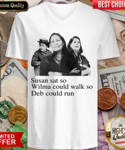 Perfect Susan Sat So Wilma Could Walk So 044 V-neck
