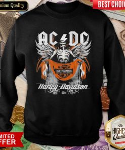 Pretty AC DC Death Motor Harley Davidson Cycles 2021 Sweatshirt