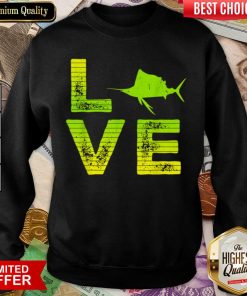 Pretty I Love Swordfish Swordfish Loving Boys Girls 9 Sweatshirt