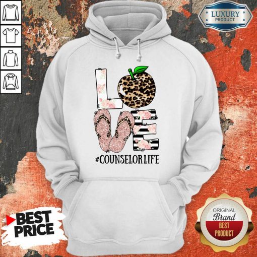 Apple Leopard Love Counselor Life Hoodie