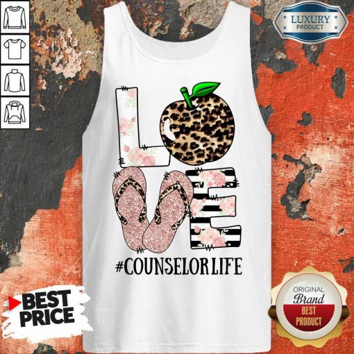 Apple Leopard Love Counselor Life Tank Top