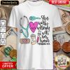 Funny She Works Willingly With Her Hands Proverbs Shirt