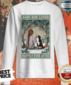Hot Bernese Mountain Happily Ever After Vertical Poster Sweartshirt