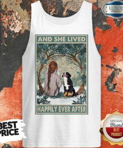 Hot Bernese Mountain Happily Ever After Vertical Poster Tank Top