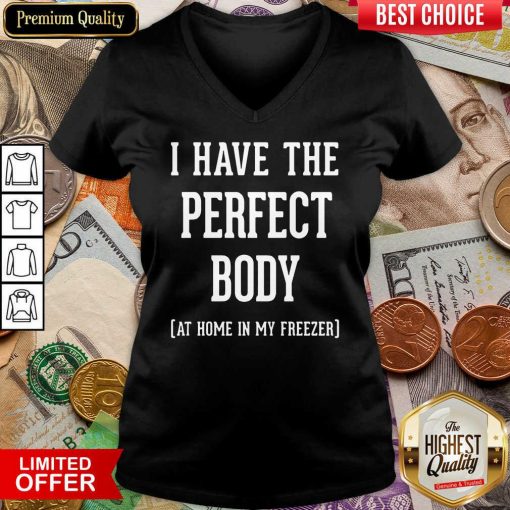 Nice I Have The Perfect Body At Home In My Freezer V-neck
