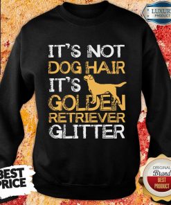 Dog Hair It's Golden Retriever Sweartshirt
