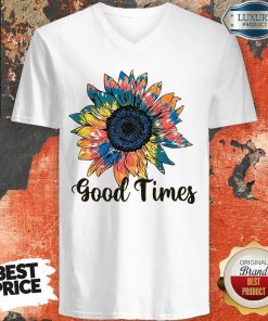 Good Times Sunflower V-neck