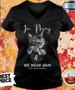 In May We Wear Gray V-neck
