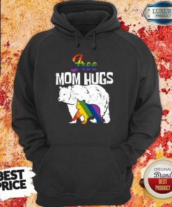 LGBT Free Mom Hugs Bear Hoodie