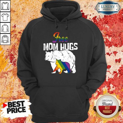 LGBT Free Mom Hugs Bear Hoodie