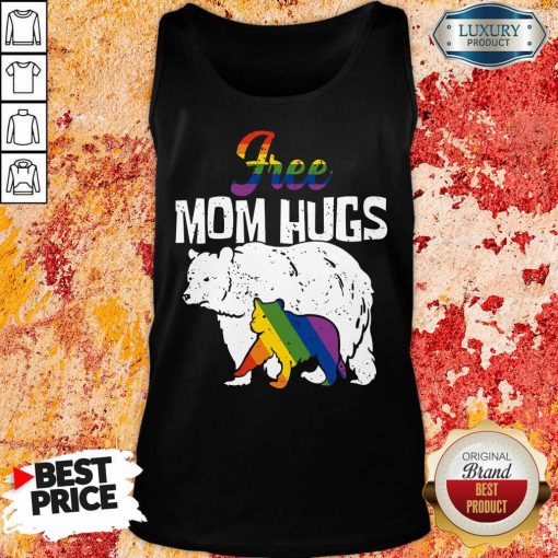 LGBT Free Mom Hugs Bear Tank Top