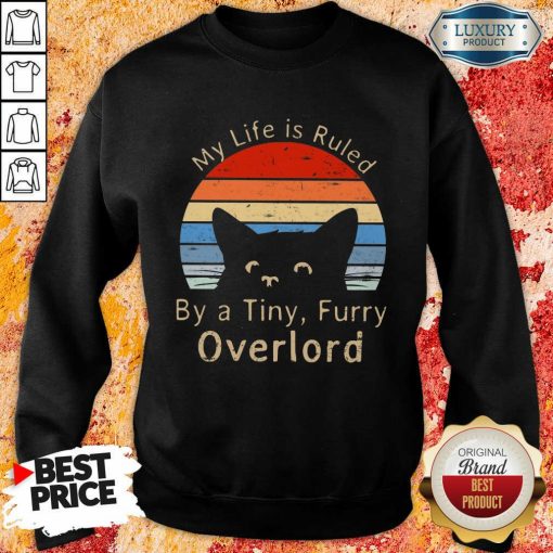 My Life Is Ruled By A Tiny Overlord Vintage Sweartshirt