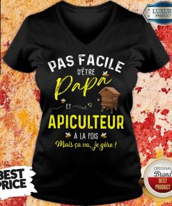 Papa Apiculteur V-neck