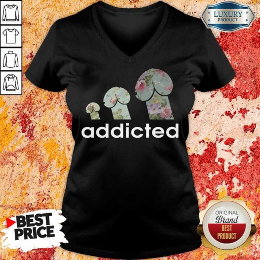 Addicted To Dogs V-neck