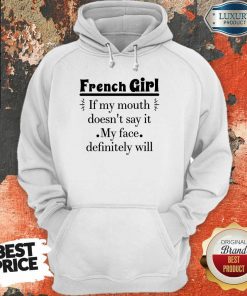 French Girl Face hoodie