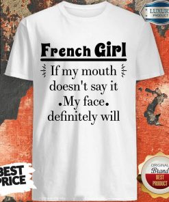 French Girl Face Shirt