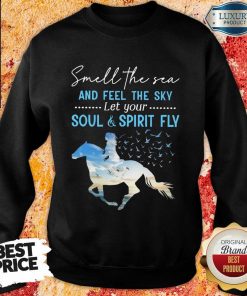 Horse Feel The Sky Soul Spirit Fly Sweartshirt