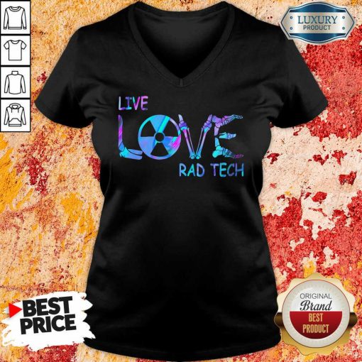 Live Love Rad Tech V-neck