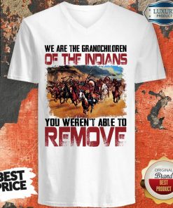 The Grandchildren Of The Indians Remove V-neck