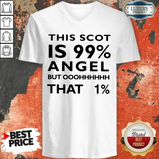 This Scot Is 99 Angel Percent V-neck