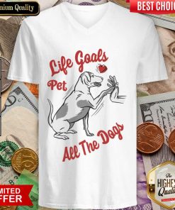 Life Goal Pet All The Dogs V-neck