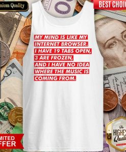 My Mind Is Like My Internet Browser Tank Top